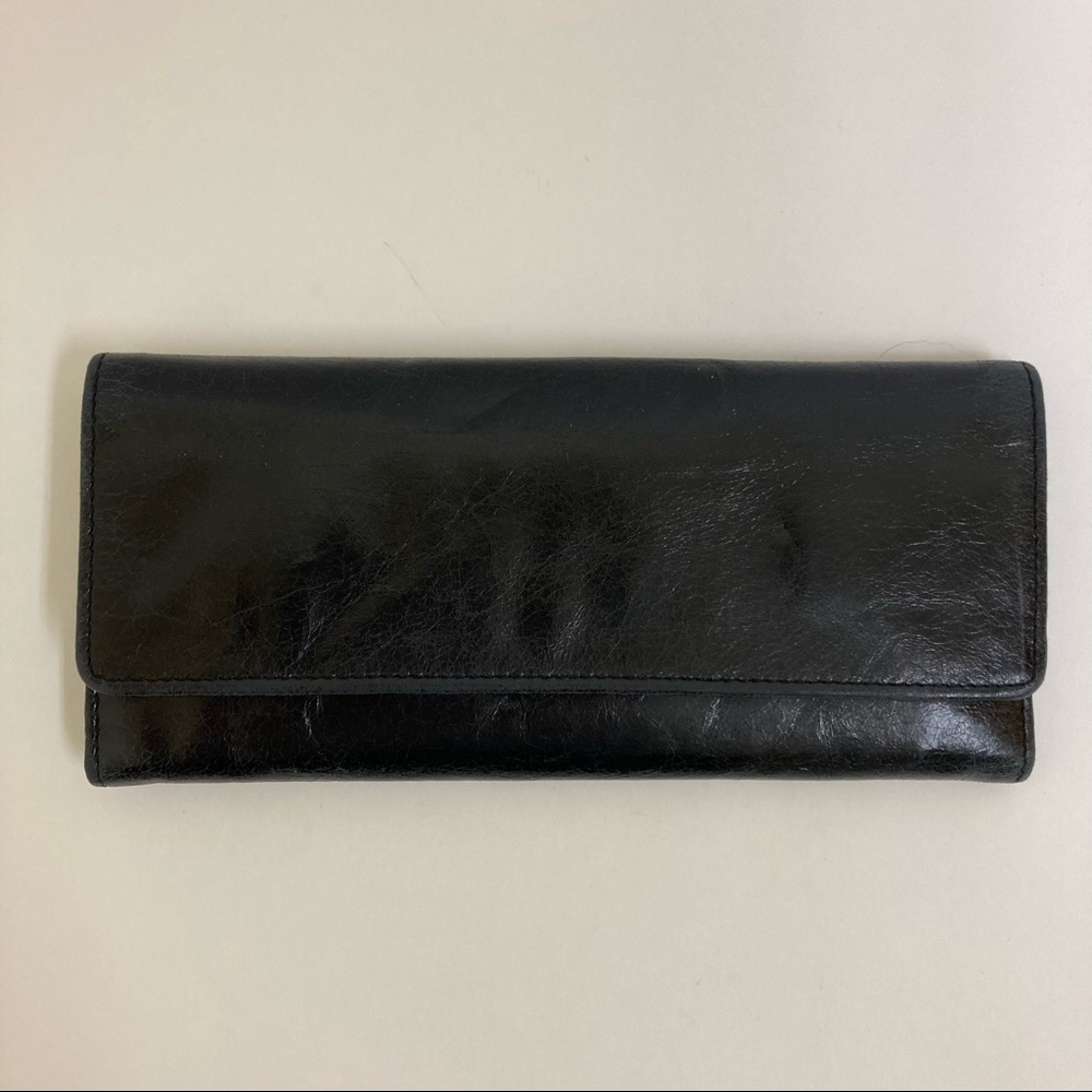 HOBO Sadie wallet black leather